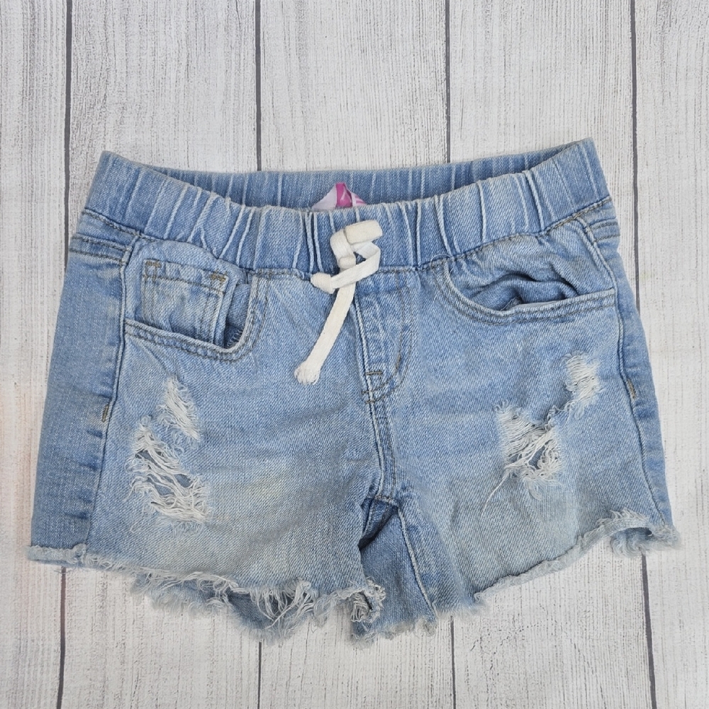 YMI Light Blue Denim Shorts with Drawstring